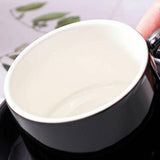 Maxbell Ceramic Espresso Cups Sturdy Space Saving Stackable for Tea Cappuccino Latte 5OZ