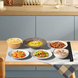 Maxbell Electric Warming Tray Roll up Food Warmer for Gatherings Events Housewarming white