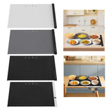 Maxbell Electric Warming Tray Roll up Food Warmer for Gatherings Events Housewarming white