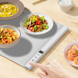 Maxbell Electric Warming Tray Roll up Food Warmer for Gatherings Events Housewarming white