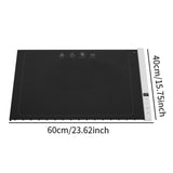 Maxbell Electric Warming Tray Roll up Food Warmer for Gatherings Events Housewarming black white frame