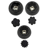 Maxbell Mixer Mushroom Head Coupler Sturdy Mixer Accessories for Food Processors MCC 5 Teeth