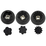 Maxbell Mixer Mushroom Head Coupler Sturdy Mixer Accessories for Food Processors MCC 5 Teeth