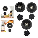 Maxbell Mixer Mushroom Head Coupler Sturdy Mixer Accessories for Food Processors MCC 5 Teeth