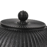 Maxbell Cast Iron Teapot Traditional Tea Boiler for Picnic Household Small Gathering Patterns A