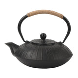 Maxbell Cast Iron Teapot Traditional Tea Boiler for Picnic Household Small Gathering Pattern B