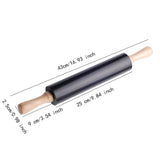 Maxbell Wooden Rolling Pin Baking Rolling Pin for Pizza for Household Bakery Biscuit