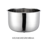 Maxbell Rice Cooker Liner Stainless Steel Inner Pot for Kitchen Household Restaurant 11.5 to 11.55cm