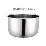 Maxbell Rice Cooker Liner Stainless Steel Inner Pot for Kitchen Household Restaurant 11.5 to 11.55cm