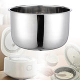 Maxbell Stainless Steel Inner Pot Electric Cooker Inner Pot for Restaurant Home Rice 4L