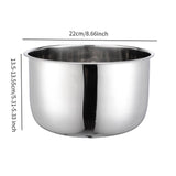 Maxbell Stainless Steel Inner Pot Electric Cooker Inner Pot for Restaurant Home Rice 4L