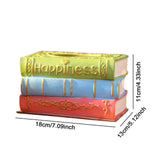 Maxbell Resin Tissue Box Decorative Paper Box Creative Napkin Case for Dorm Bar Cafe Green