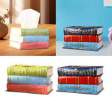 Maxbell Resin Tissue Box Decorative Paper Box Creative Napkin Case for Dorm Bar Cafe Green