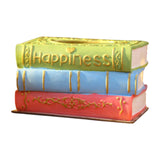 Maxbell Resin Tissue Box Decorative Paper Box Creative Napkin Case for Dorm Bar Cafe Green