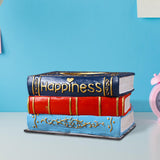 Maxbell Resin Tissue Box Decorative Paper Box Creative Napkin Case for Dorm Bar Cafe Blue