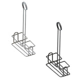 Maxbell Spice Storage Racks with Table Number Holder Storage Basket Seasoning Holder Argent
