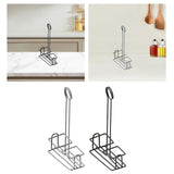 Maxbell Spice Storage Racks with Table Number Holder Storage Basket Seasoning Holder Argent