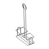 Maxbell Spice Storage Racks with Table Number Holder Storage Basket Seasoning Holder Argent