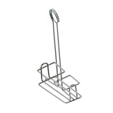 Maxbell Spice Storage Racks with Table Number Holder Storage Basket Seasoning Holder Argent