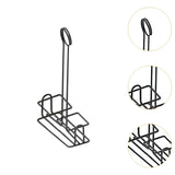Maxbell Spice Storage Racks with Table Number Holder Storage Basket Seasoning Holder Black