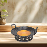 Maxbell Sashimi Tray Snack Japanese Sushi Plate for Dining Room Tea House Restaurant black 25.5cmx11.5cm