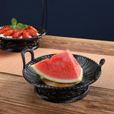 Maxbell Sashimi Tray Snack Japanese Sushi Plate for Dining Room Tea House Restaurant black 25.5cmx11.5cm