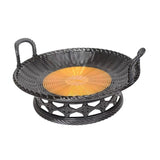 Maxbell Sashimi Tray Snack Japanese Sushi Plate for Dining Room Tea House Restaurant black 25.5cmx11.5cm