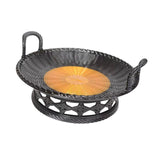 Maxbell Sashimi Tray Snack Japanese Sushi Plate for Dining Room Tea House Restaurant black 25.5cmx11.5cm
