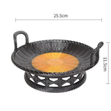 Maxbell Sashimi Tray Snack Japanese Sushi Plate for Dining Room Tea House Restaurant black 25.5cmx11.5cm