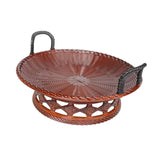 Maxbell Sashimi Tray Snack Japanese Sushi Plate for Dining Room Tea House Restaurant brown 25.5cmx11.5cm