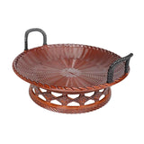 Maxbell Sashimi Tray Snack Japanese Sushi Plate for Dining Room Tea House Restaurant brown 25.5cmx11.5cm