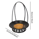 Maxbell Sashimi Tray Snack Japanese Sushi Plate for Dining Room Tea House Restaurant black 25.5cmx35cm