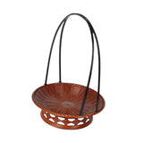 Maxbell Sashimi Tray Snack Japanese Sushi Plate for Dining Room Tea House Restaurant brown 25.5cmx35cm