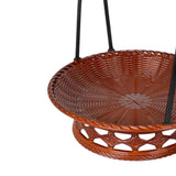 Maxbell Sashimi Tray Snack Japanese Sushi Plate for Dining Room Tea House Restaurant brown 25.5cmx35cm