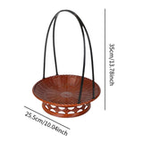 Maxbell Sashimi Tray Snack Japanese Sushi Plate for Dining Room Tea House Restaurant brown 25.5cmx35cm