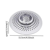 Maxbell Drain Hair Catcher Zinc Alloy Bathtub Drain Strainer for Tub Toilet Bathroom