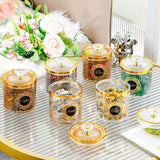 Maxbell Food Storage Container Nuts Canister for Serving Tea Cookies Pasta sugar label amber