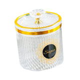 Maxbell Food Storage Container Nuts Canister for Serving Tea Cookies Pasta sugar label clear