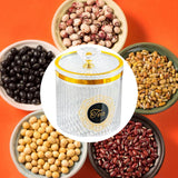 Maxbell Food Storage Container Nuts Canister for Serving Tea Cookies Pasta sugar label clear