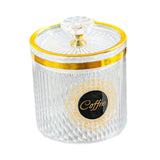 Maxbell Food Storage Container Nuts Canister for Serving Tea Cookies Pasta coffee label clear