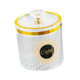 Maxbell Food Storage Container Nuts Canister for Serving Tea Cookies Pasta coffee label clear