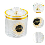 Maxbell Food Storage Container Nuts Canister for Serving Tea Cookies Pasta coffee label clear