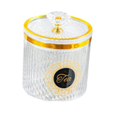 Maxbell Food Storage Container Nuts Canister for Serving Tea Cookies Pasta Tea label clear