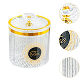 Maxbell Food Storage Container Nuts Canister for Serving Tea Cookies Pasta Tea label clear
