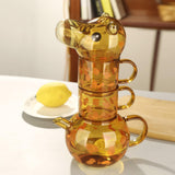 Maxbell Giraffe Teapot Tea Cup Set for Boys Girls Drinking Cup for Office Table Home