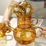 Maxbell Giraffe Teapot Tea Cup Set for Boys Girls Drinking Cup for Office Table Home