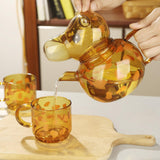 Maxbell Giraffe Teapot Tea Cup Set for Boys Girls Drinking Cup for Office Table Home