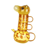 Maxbell Giraffe Teapot Tea Cup Set for Boys Girls Drinking Cup for Office Table Home