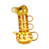 Maxbell Giraffe Teapot Tea Cup Set for Boys Girls Drinking Cup for Office Table Home