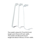 Maxbell 3 Pieces Refrigerator Door Shelf Rack Bar 240534901+240534701 Door Shelf Bar